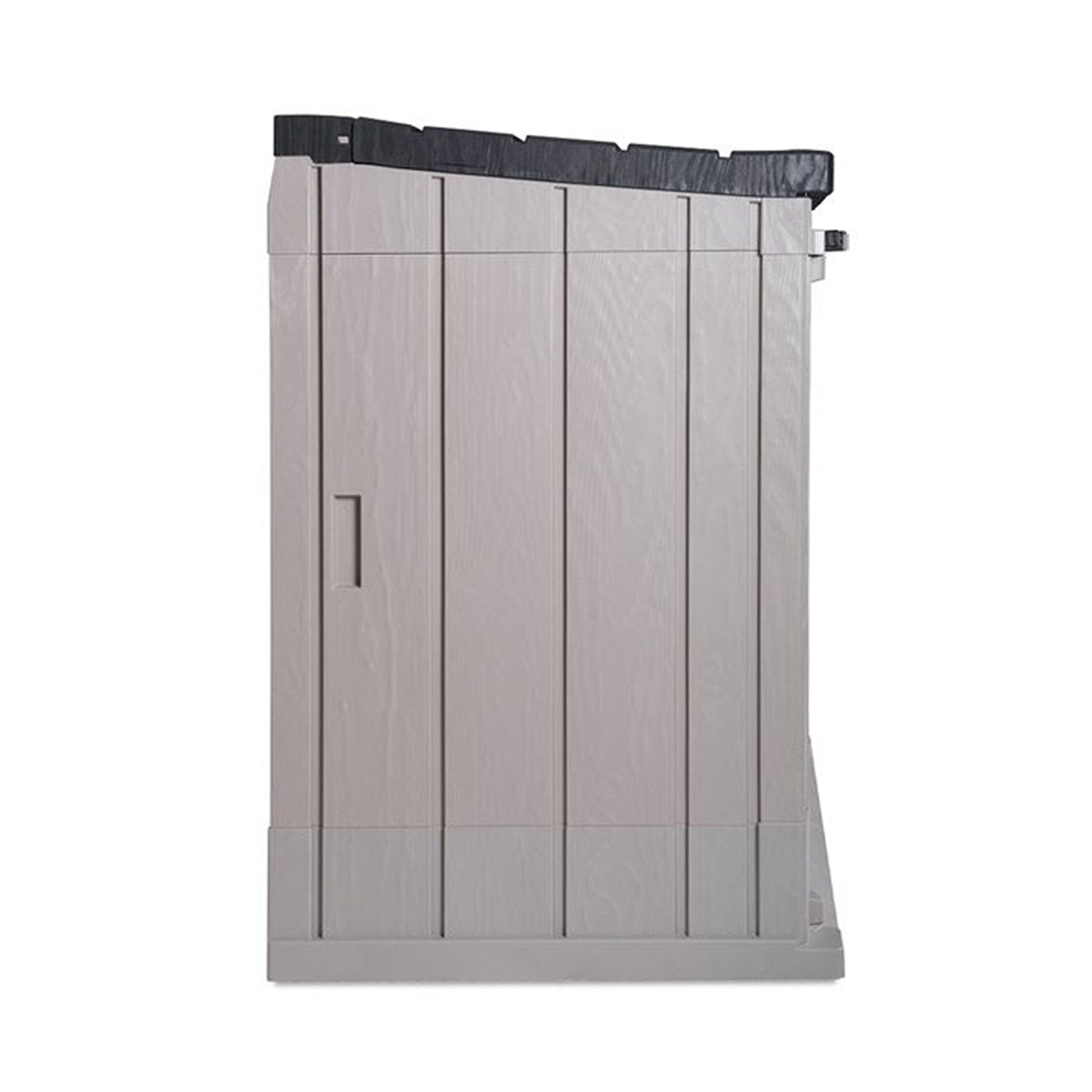 Toomax Stora Way All Weather Outdoor 6' x 3.5' Storage Shed Cabinet, Taupe Gray