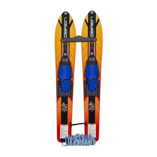 O'Brien Watersports Kids All Star 46 Inch Trainer Performer Combo Water Skis