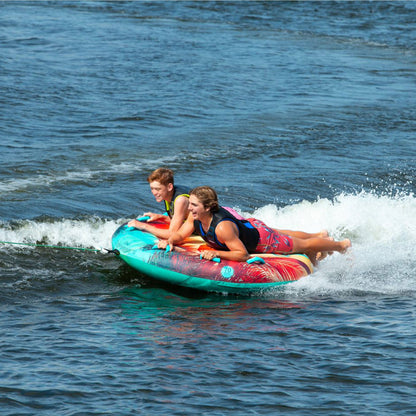 O'Brien Super Screamer 2 Person Inflatable and Towable Water Sports Tube Raft