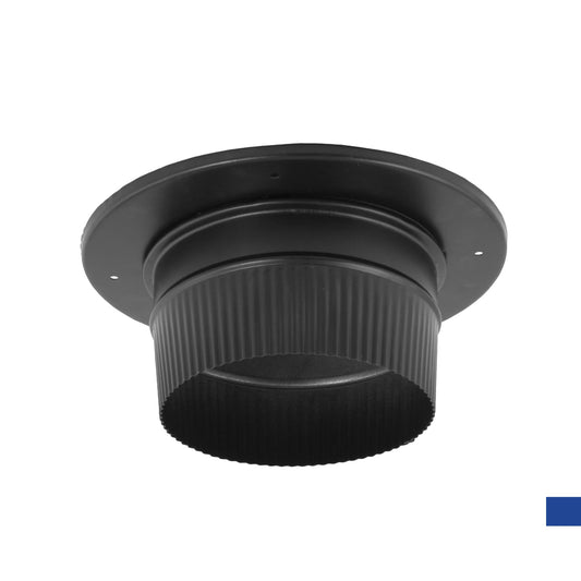 DuraVent 6DBK-ADSL DuraBlack Snap Lock Chimney Connection Adapter, 6" Diameter