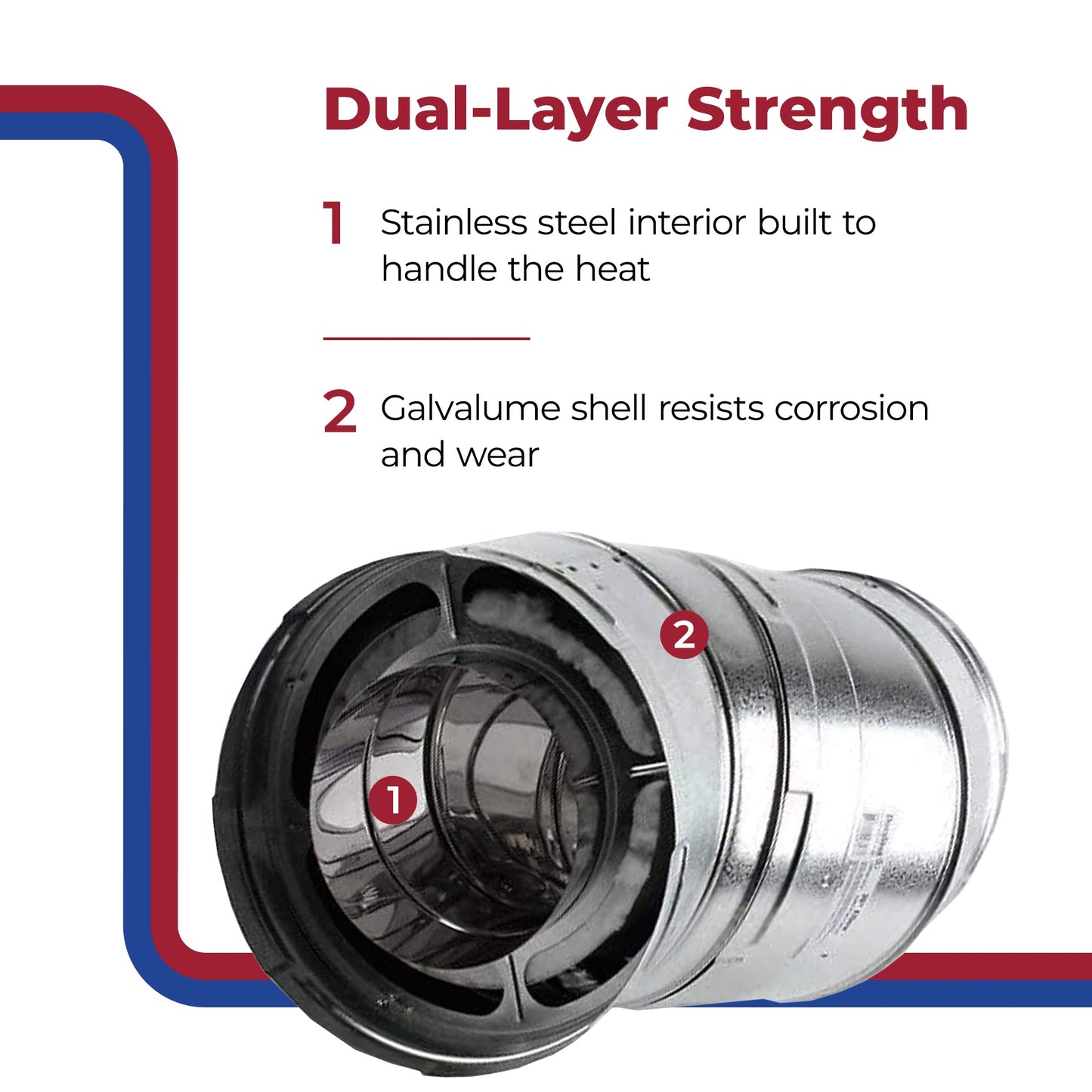DuraVent 6DP-E30K DuraPlus 6 Inch 30 Degree Stainless Steel Swiveling Elbow Kit