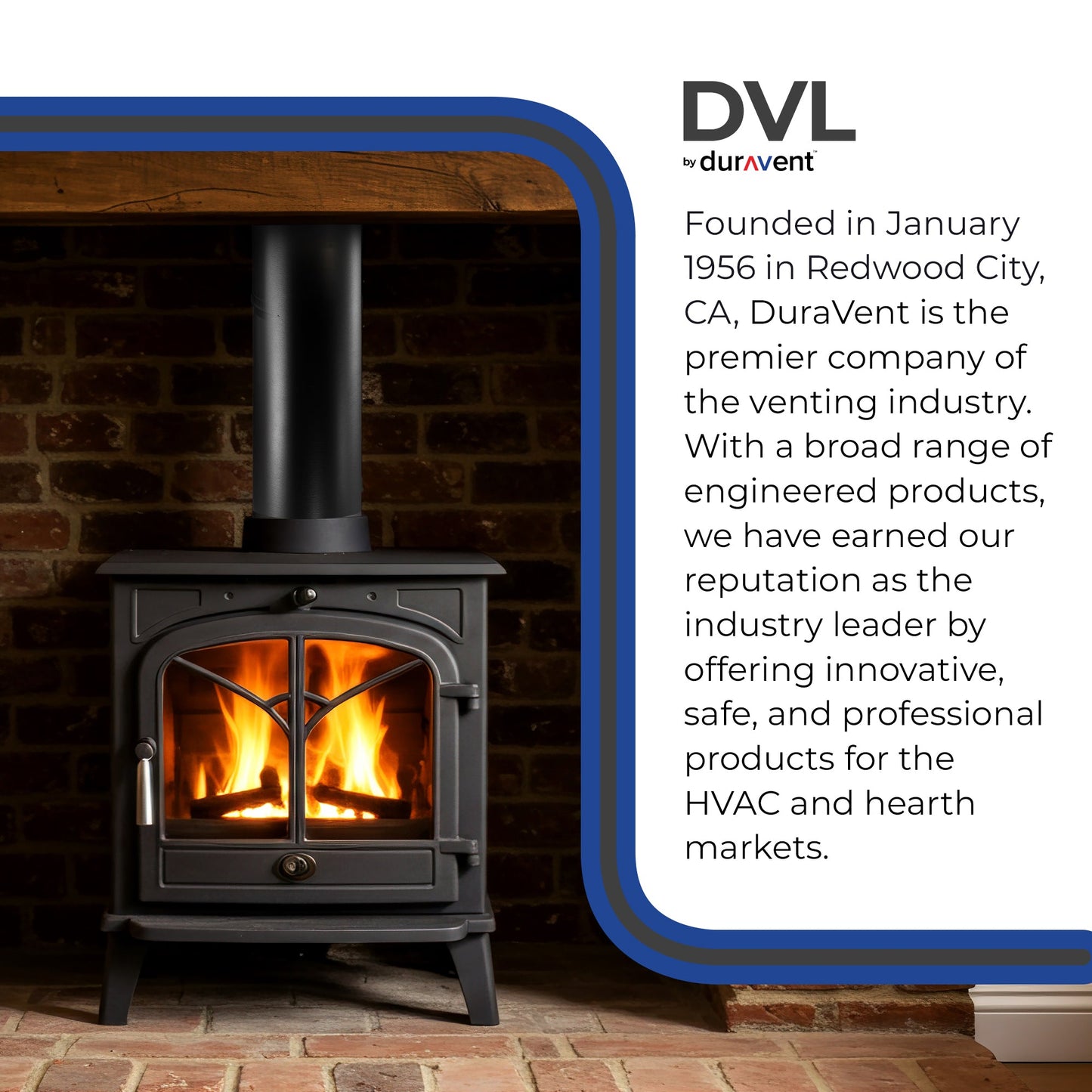 DuraVent DVL Double-Wall Stove Pipe Increaser, 8 to 6 Inches Diameter, Black