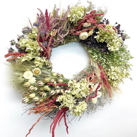 National Tree Company 22 Inch Sloane Parker Seasonal Natural Floral Wreath Decor