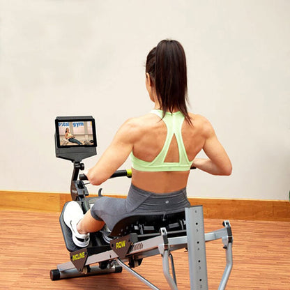 Total Gym Ergonomic Folding Incline Rowing Machine with 6 Levels of Resistance