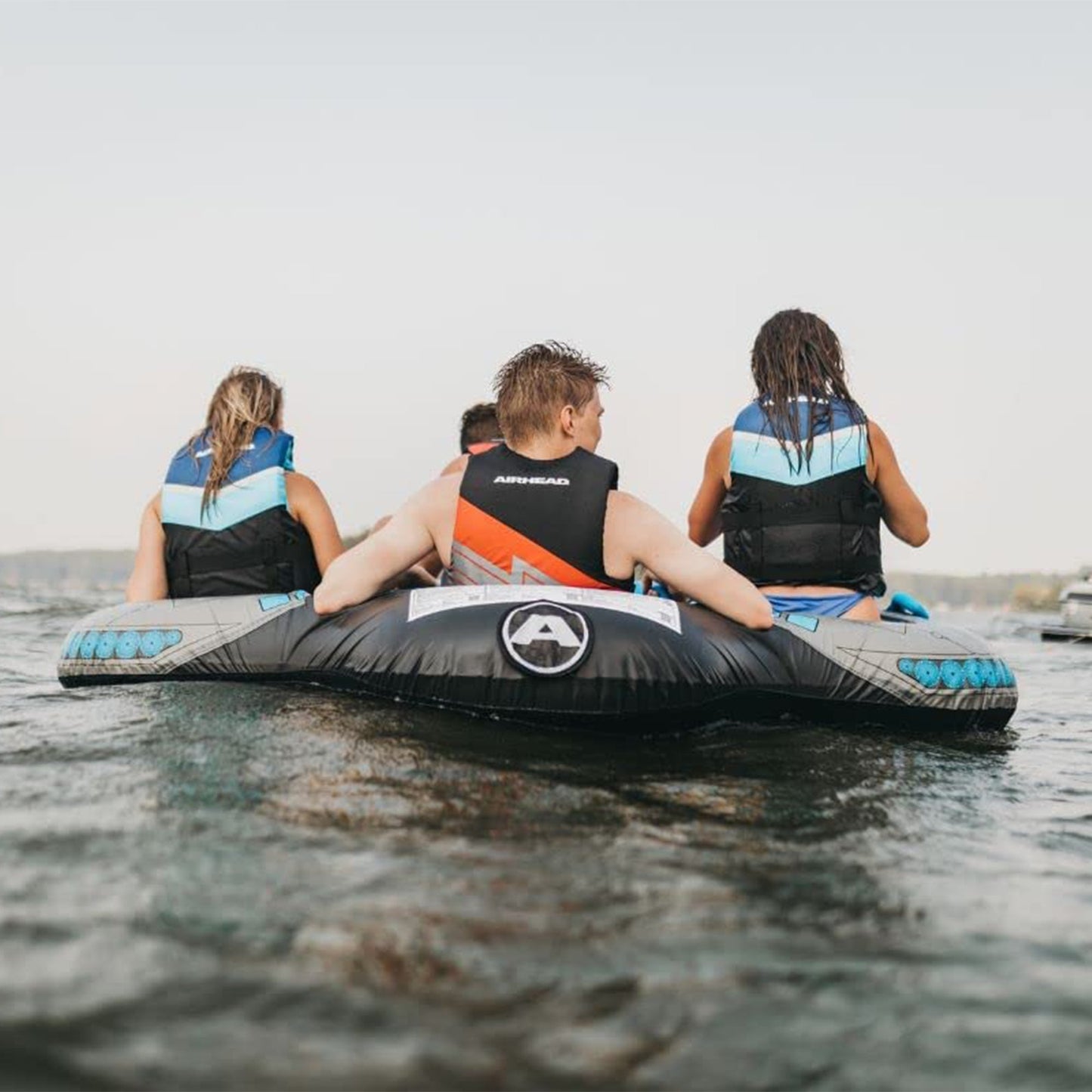 Kwik Tek Airhead Bolt Type III Family Adult Life Vest Jacket, 2XL/3XL, Red/Gray