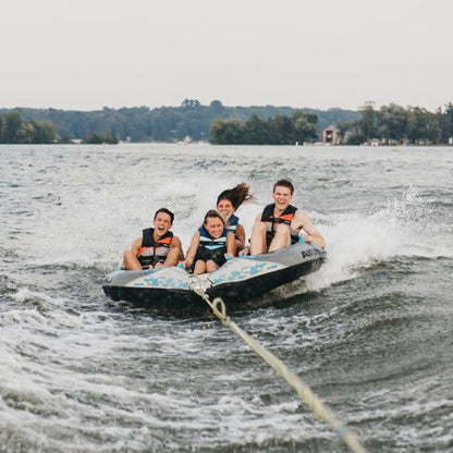 Kwik Tek Airhead Bolt Type III Family Adult Life Vest Jacket, 2XL/3XL, Red/Gray