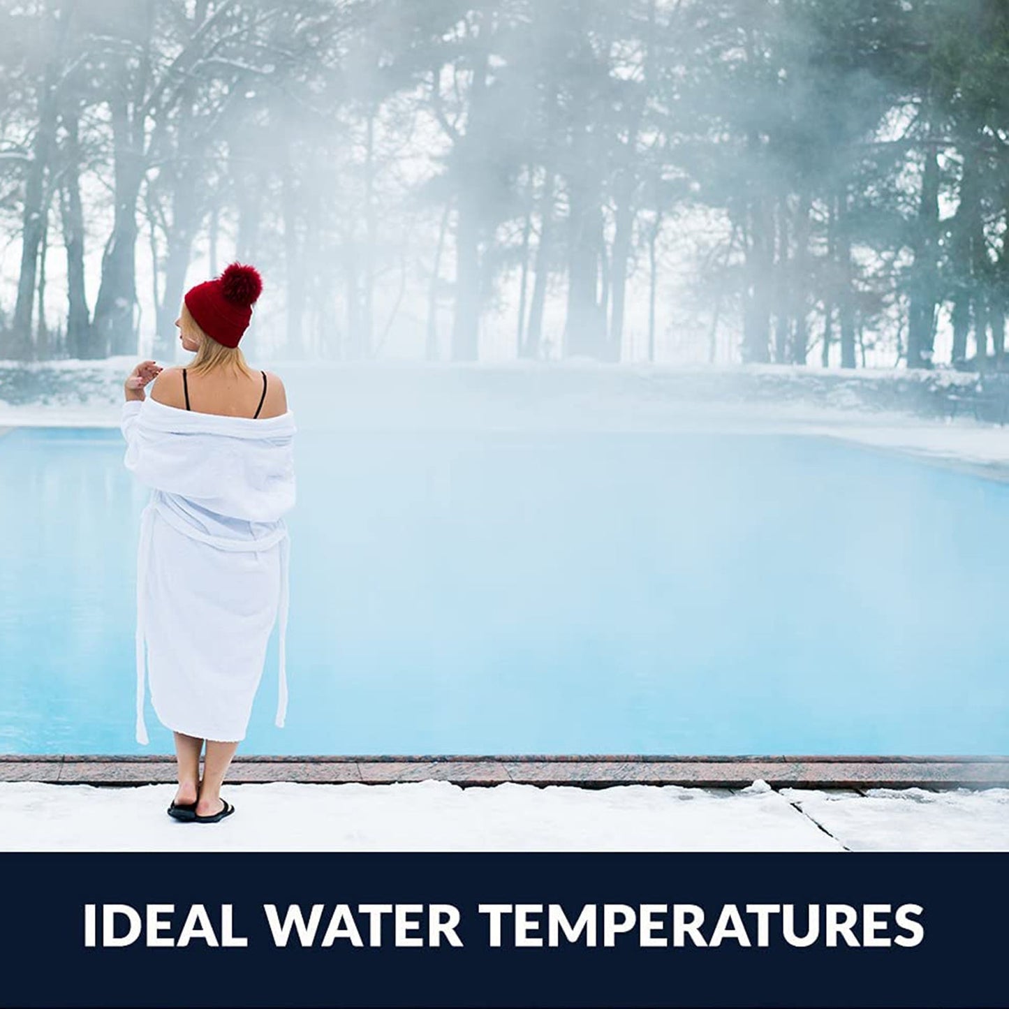 Hayward W3HP21004T HeatPro 90,000 BTU In Ground Pool Heat Pump, Square Platform