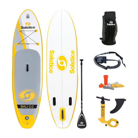 Solstice Watersports Bali 2.0 10.5 Foot Inflatable Stand-Up Paddle Board Kit