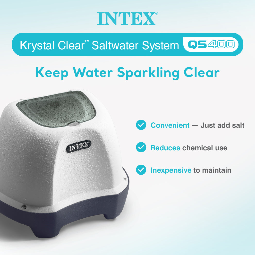 Intex Krystal Clear Saltwater Pool Chlorine System for 4,500 Above Ground Pools