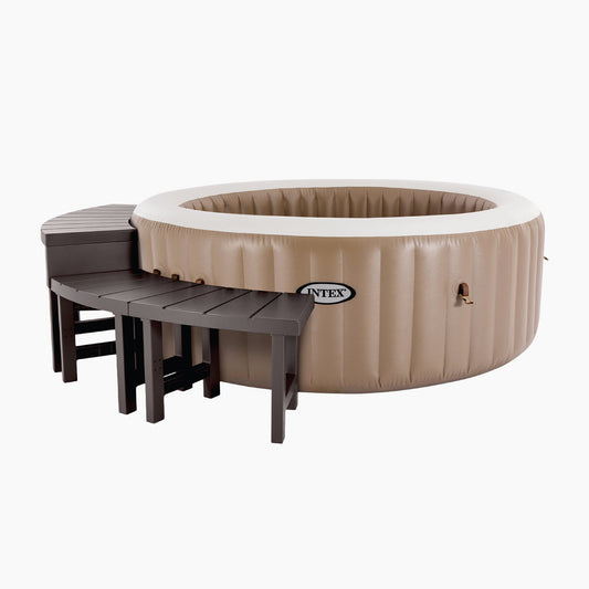 Intex 28515E Set of 4 PureSpa Benches, Accessories Compatible w/ 4 Person Spas