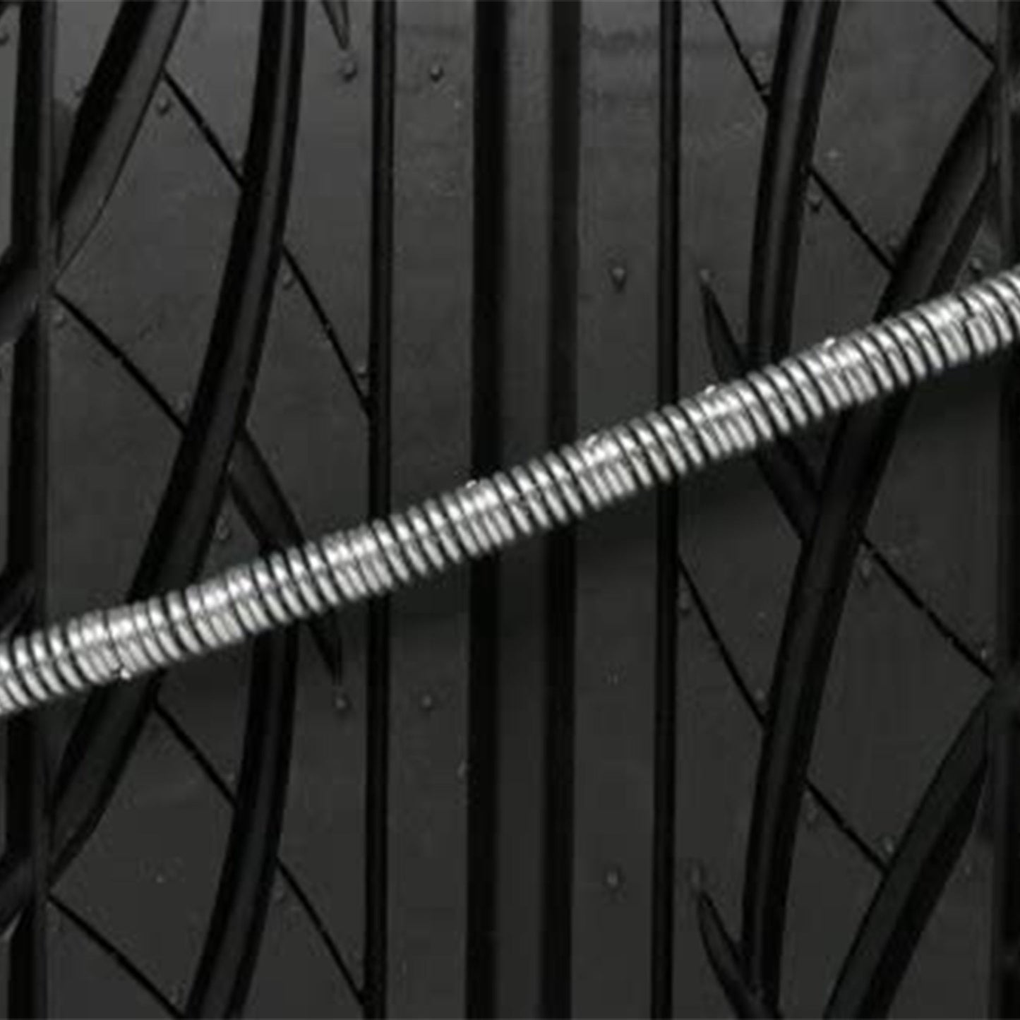 Security Chain Z-583 Winter Tractor Cable Grip Traction Tire Chains (2 pack)