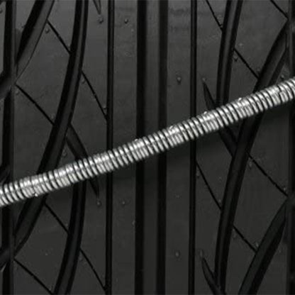 Security Chain Z-583 Winter Tractor Cable Grip Traction Tire Chains (2 pack)