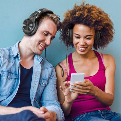 OneOdio A70 Fusion Over Ear Bluetooth Wired & Wireless Studio Headphones, Silver