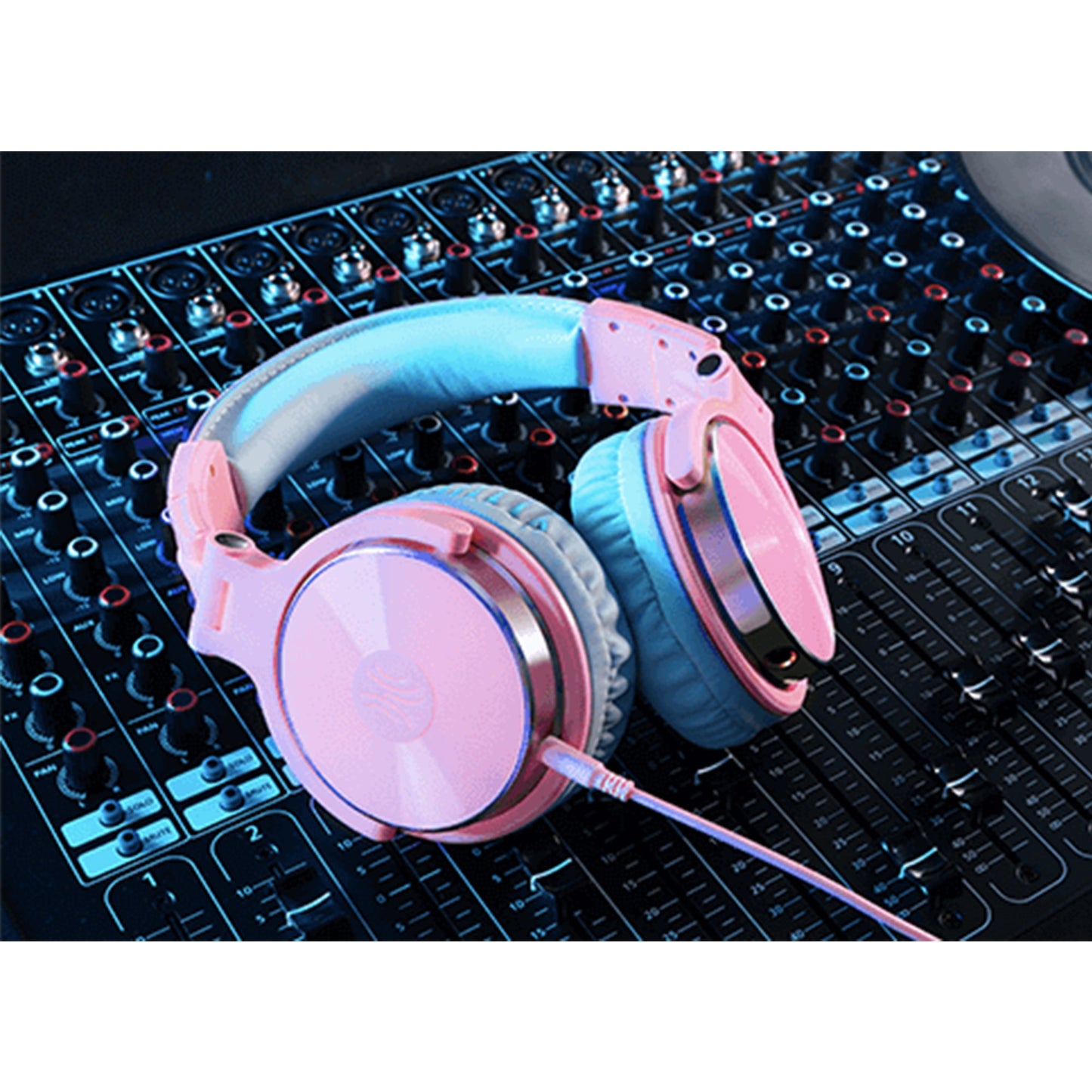 OneOdio Pro 10 Over Ear 50mm Driver Wired Studio DJ Headphones Headset, Red