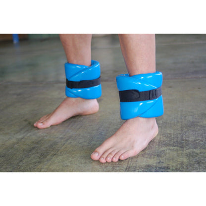 TRC Recreation Super Soft Aquatic Fitness Gear Ankle Wrap Pair, Bahama Blue