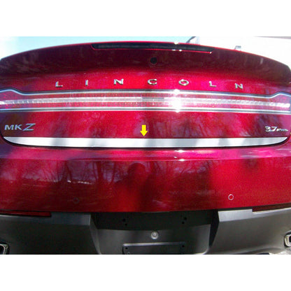 QAA RD53630 1 Piece Stainless Steel Rear Deck Trunk Trim for Lincoln MKZ, Chrome