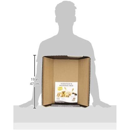 Omega Paw Cardboard Pet Ripple Board Scratch'n Massage Kitten Cat Bed, (3 Pack)