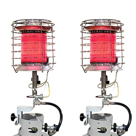 Dura Heat 360 Degree Outdoor Propane Tank Top Heater w/ Safety Shutoff (2 Pack)