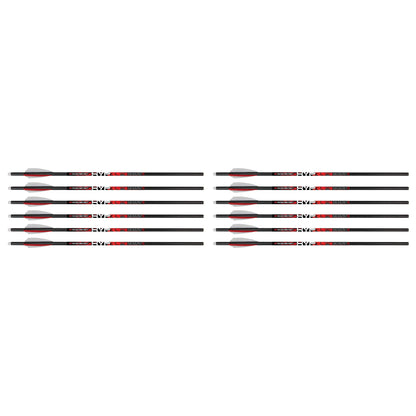 Killer Instinct MSCKI-1064-6 HYPR 20" Carbon Crossbow Bolts, 6 Count (2 Pack)