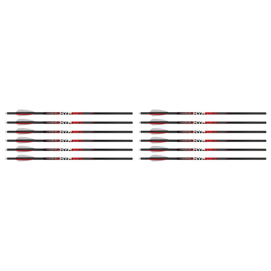 Killer Instinct MSCKI-1064-6 HYPR 20" Carbon Crossbow Bolts, 6 Count (2 Pack)