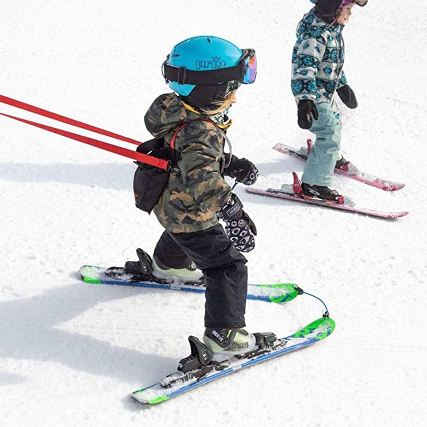 Lucky Bums Kids Ski Harness with Grip N Guide Handle & Bungee Cord Training Kit