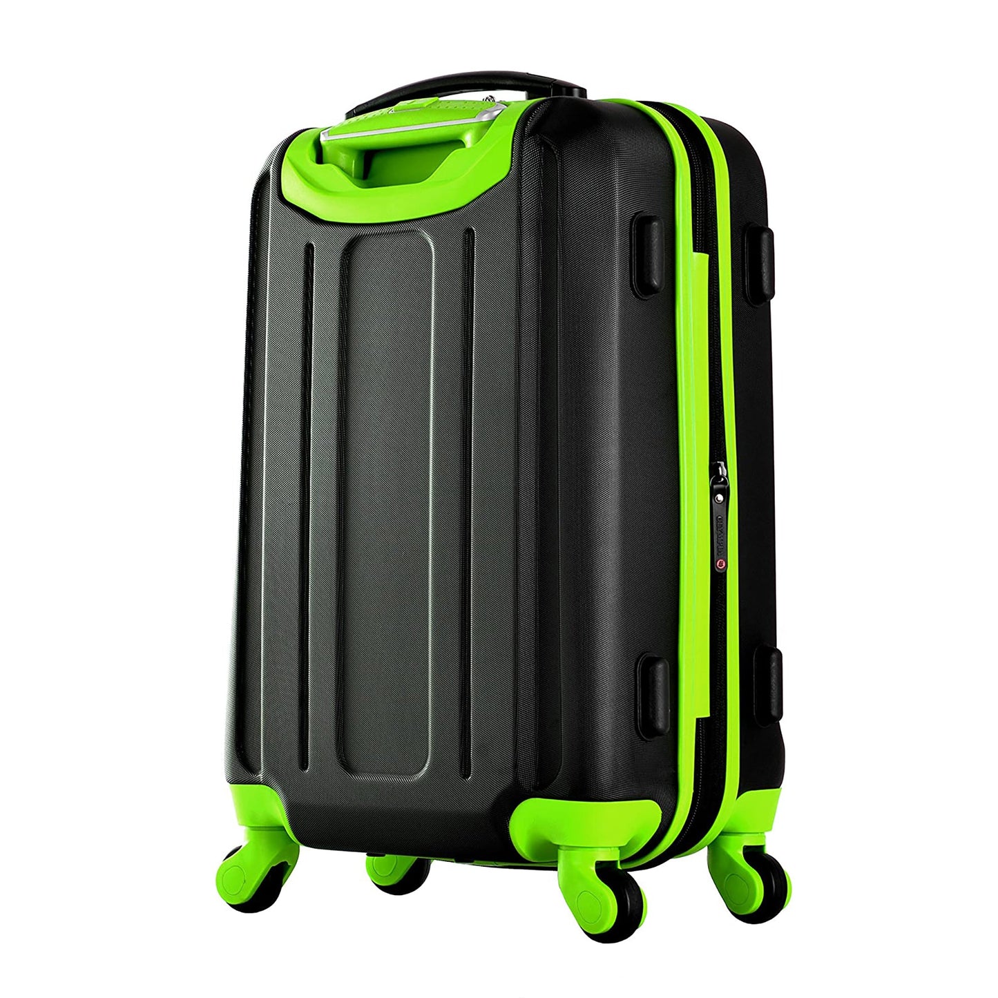 Olympia Apache II Hardcase 4 Wheel Spinner Luggage Suitcase 3 Piece Set, Lime