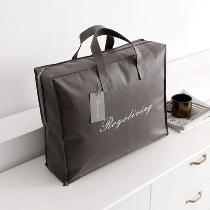 Royoliving Premium Heavyweight Cotton Silver Down Winter Comforter, White, King