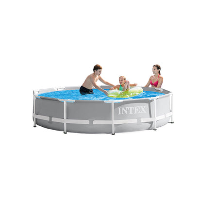 Intex 10' x 30" Above Ground Swimming Pool w/ 330 GPH Filter Pump & Pool Ladder