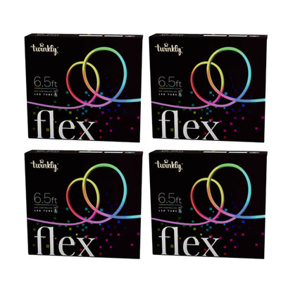 Twinkly Flex App-Controlled Flexible Light Tube RGB 16 Mil Colors 6.5' (4 Pack)