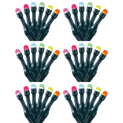 Home Heritage 33' Wrapped Dome Holiday Lights, App Control, 100 RGB LEDs, 6 Pack