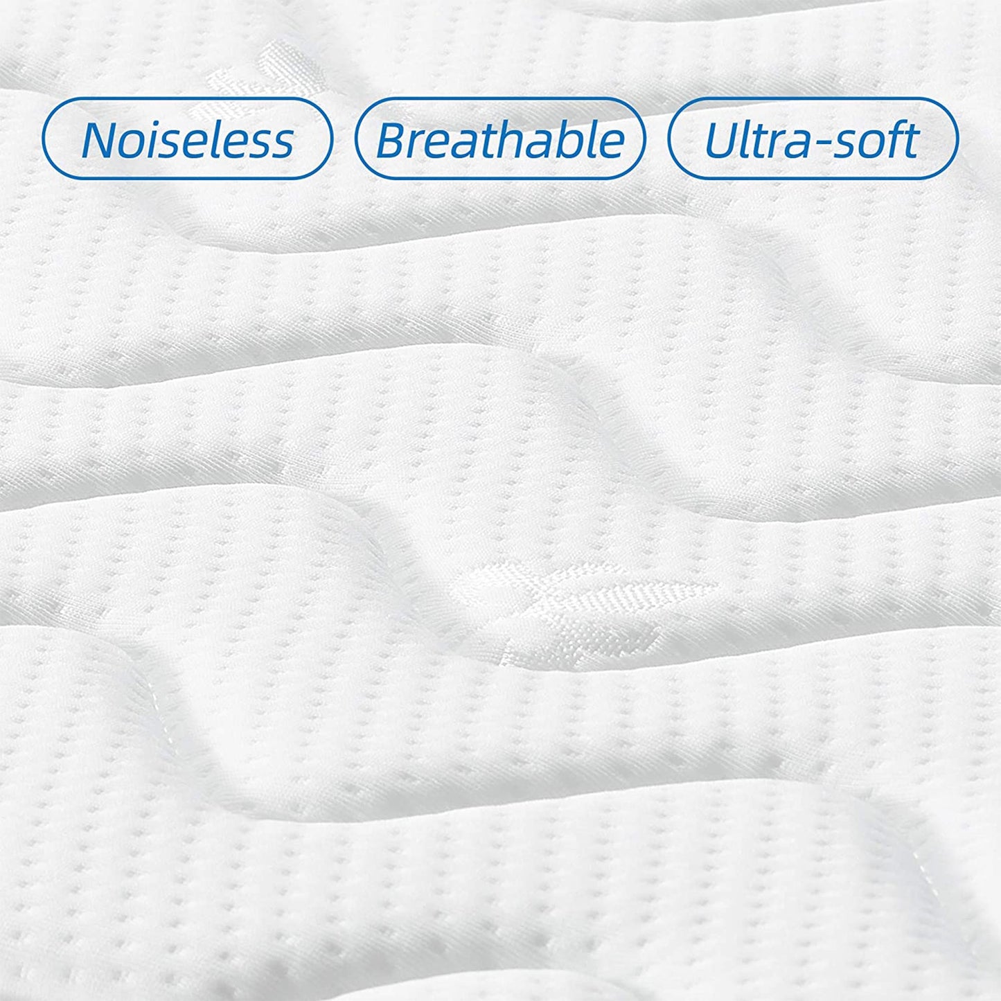 BIKAHOM Bi-Comfer 14 Inch Inflatable Mattress with Built In Air Pump, Full Size