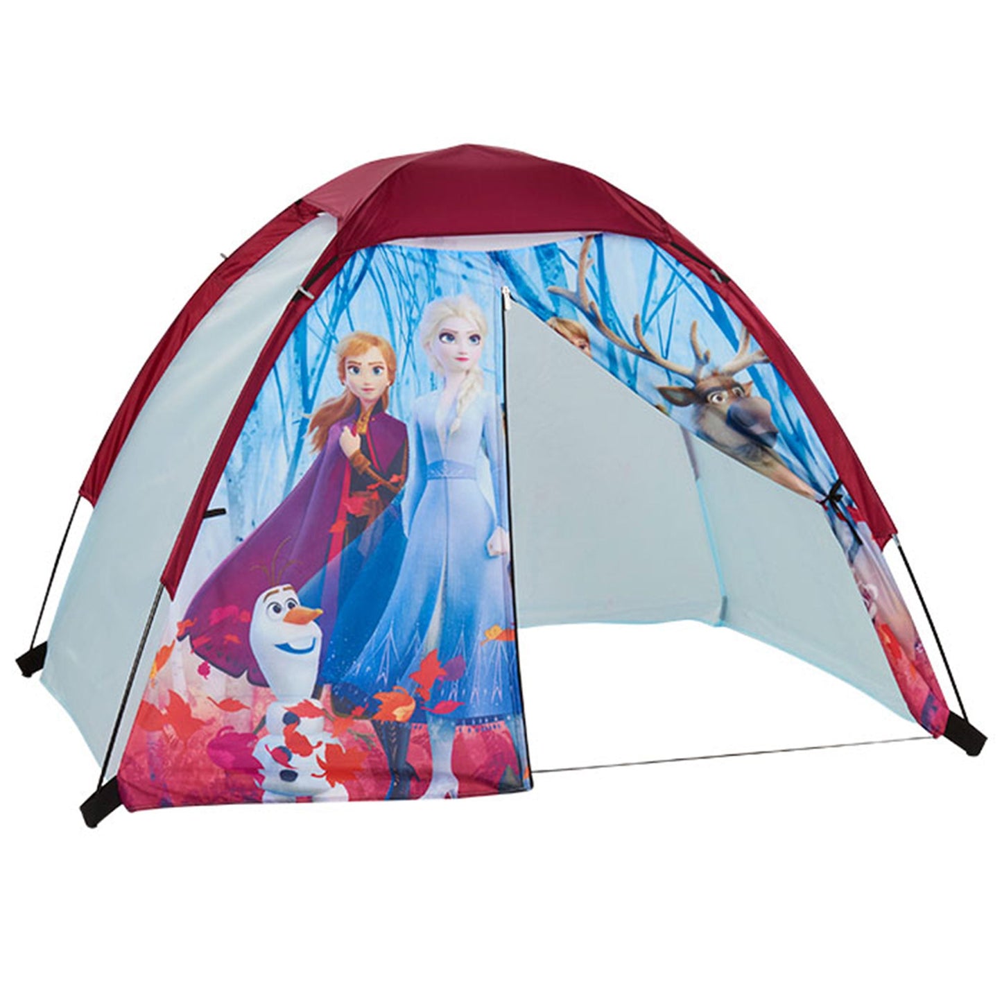 Exxel Outdoors Disney Frozen 2 Kids 4 Piece Camping Set with Tent & Sleeping Bag
