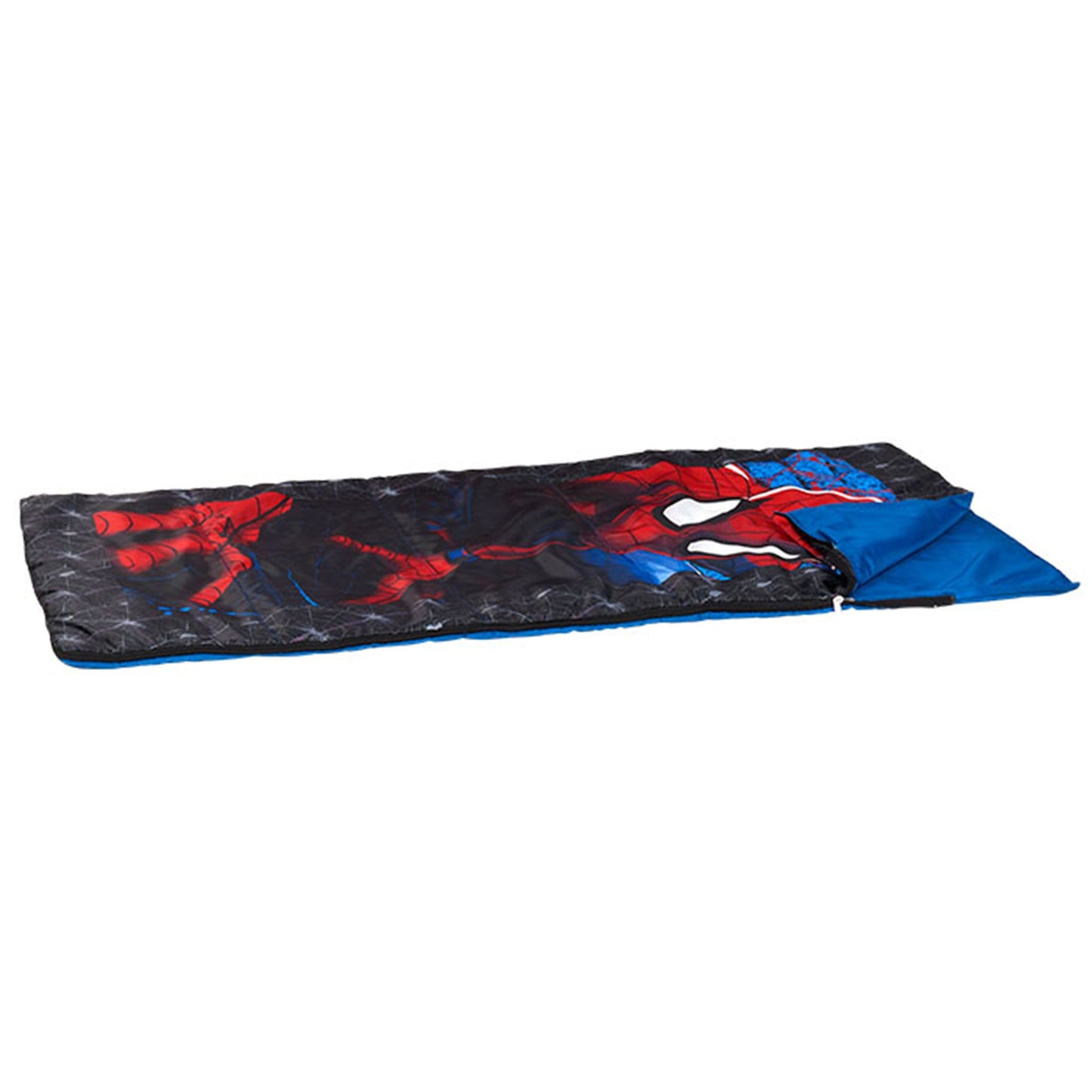Exxel Marvel Spiderman Youth Sized Camping Set with Sleeping Bag and Backpack