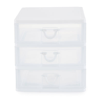 Gracious Living Deluxe 3 Drawer Storage Desktop & Countertop Organizer (2 Pack)