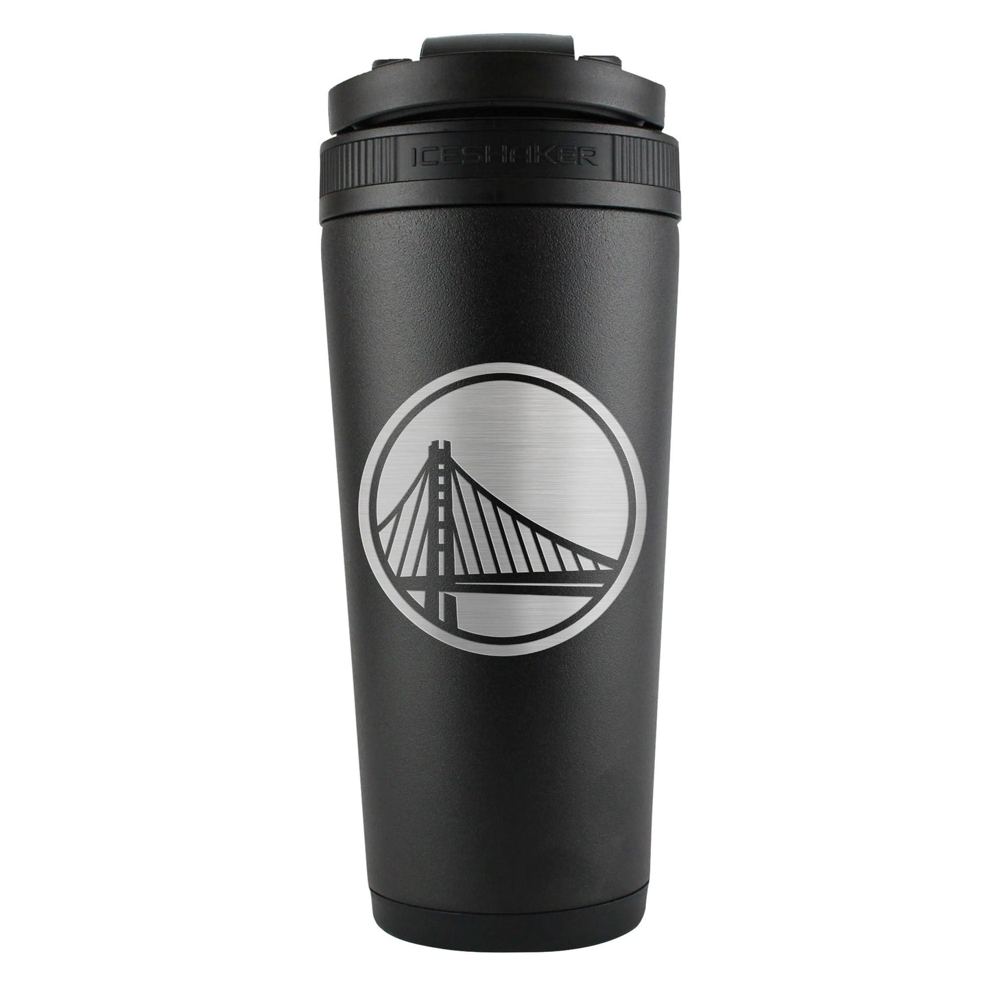 Officially Licensed Golden State Warriors 26oz Ice Shaker - Black