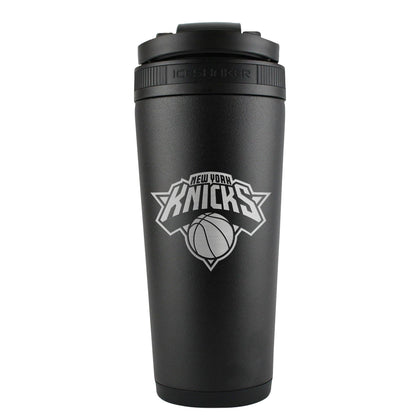 Officially Licensed New York Knicks 26oz Ice Shaker - Black