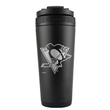 Officially Licensed Pittsburgh Penguins 26oz Ice Shaker - Black