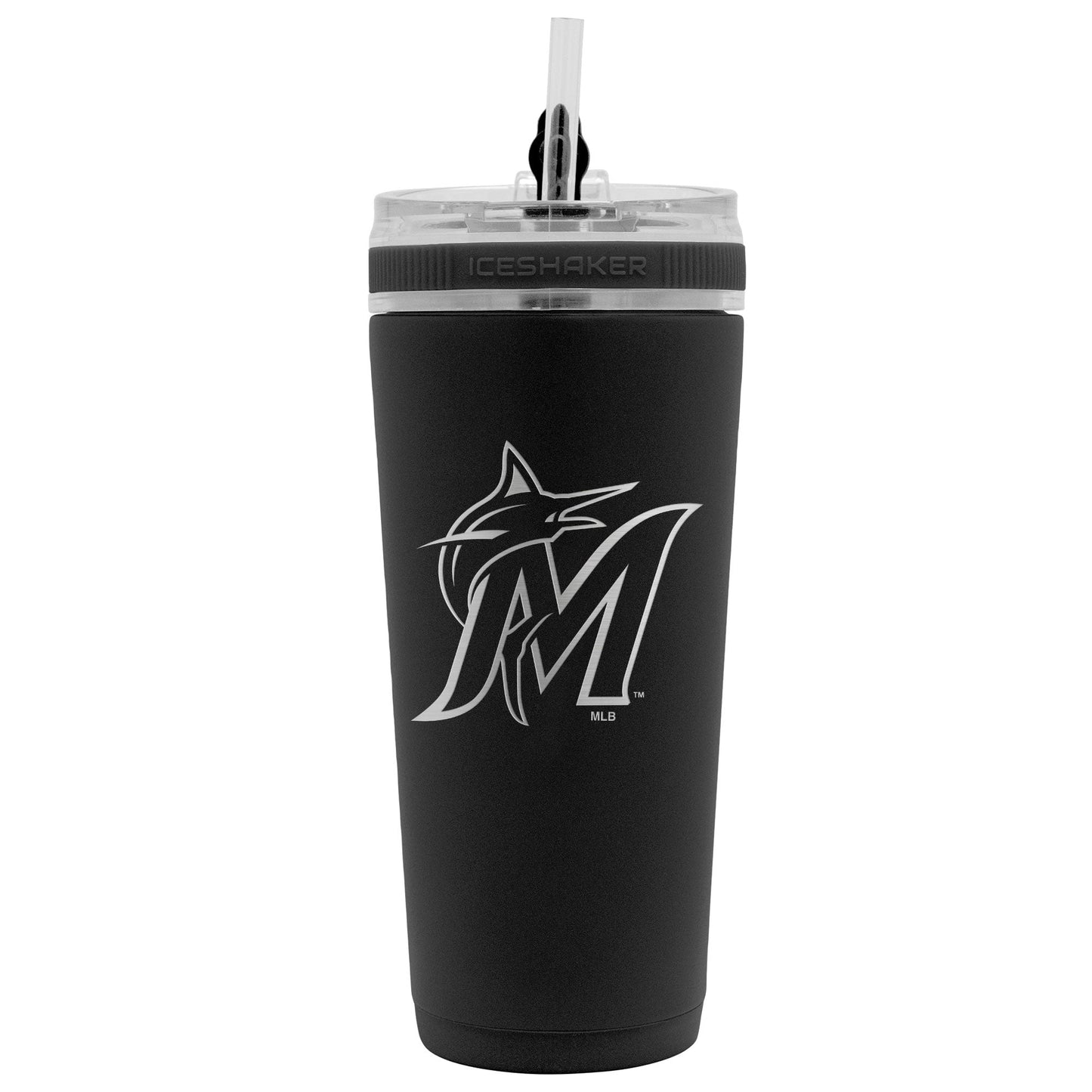 Officially Licensed Miami Marlins 26oz Flex Bottle