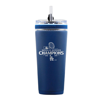 LA Dodgers 2024 World Series Champions 26oz Flex Bottle - Navy