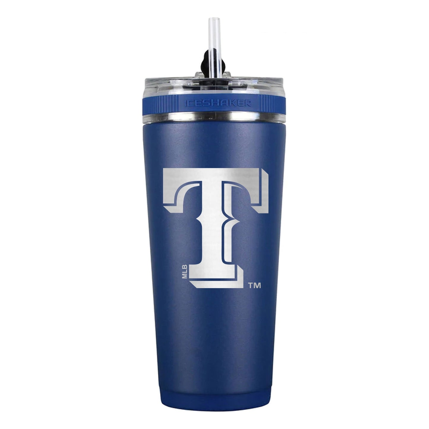 Officially Licensed Texas Rangers 26oz Flex Bottle - Navy