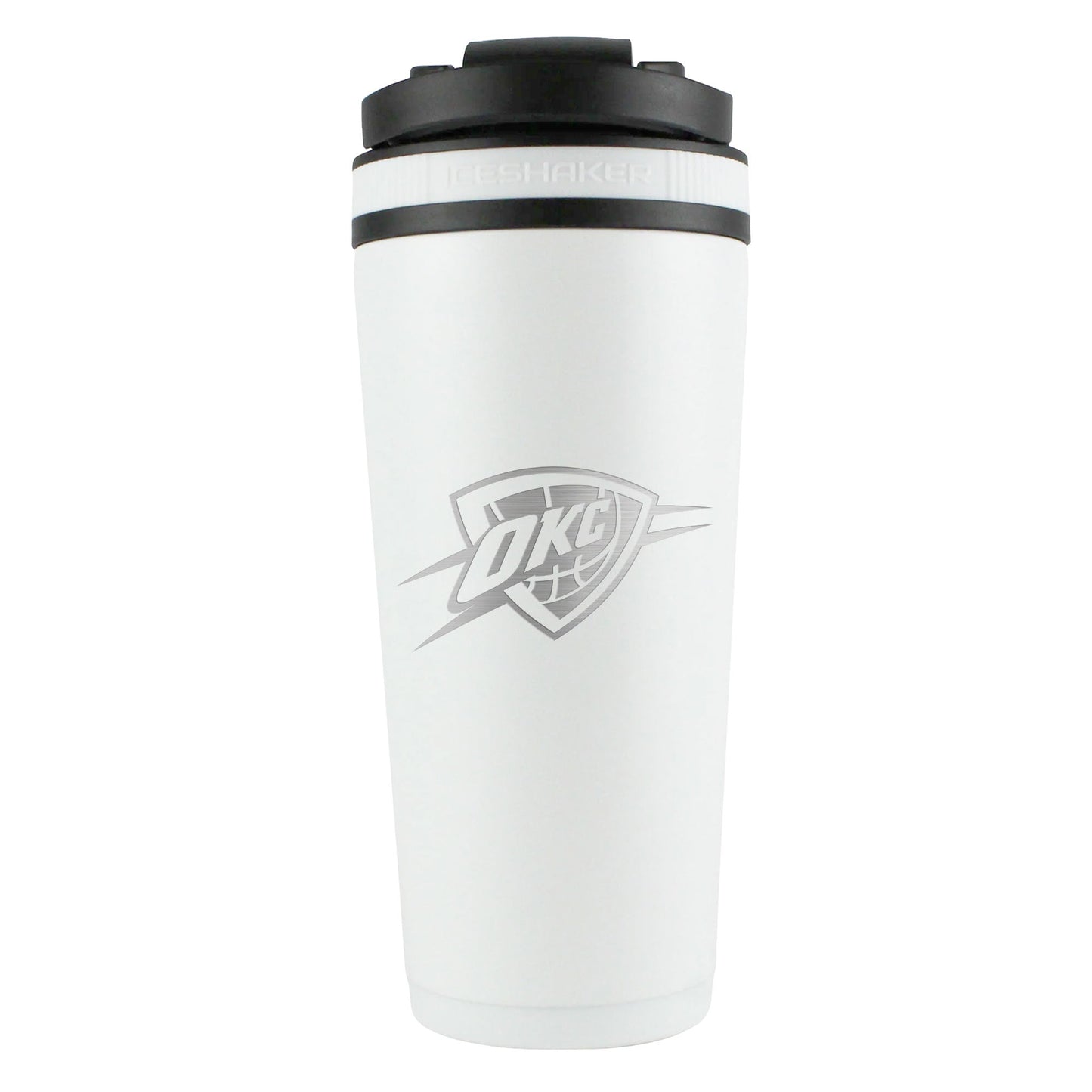 Officially Licensed Oklahoma City Thunder 26oz Ice Shaker - White