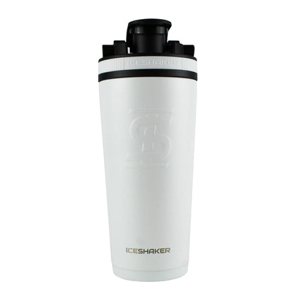 Officially Licensed Milwaukee Bucks 26oz Ice Shaker - White