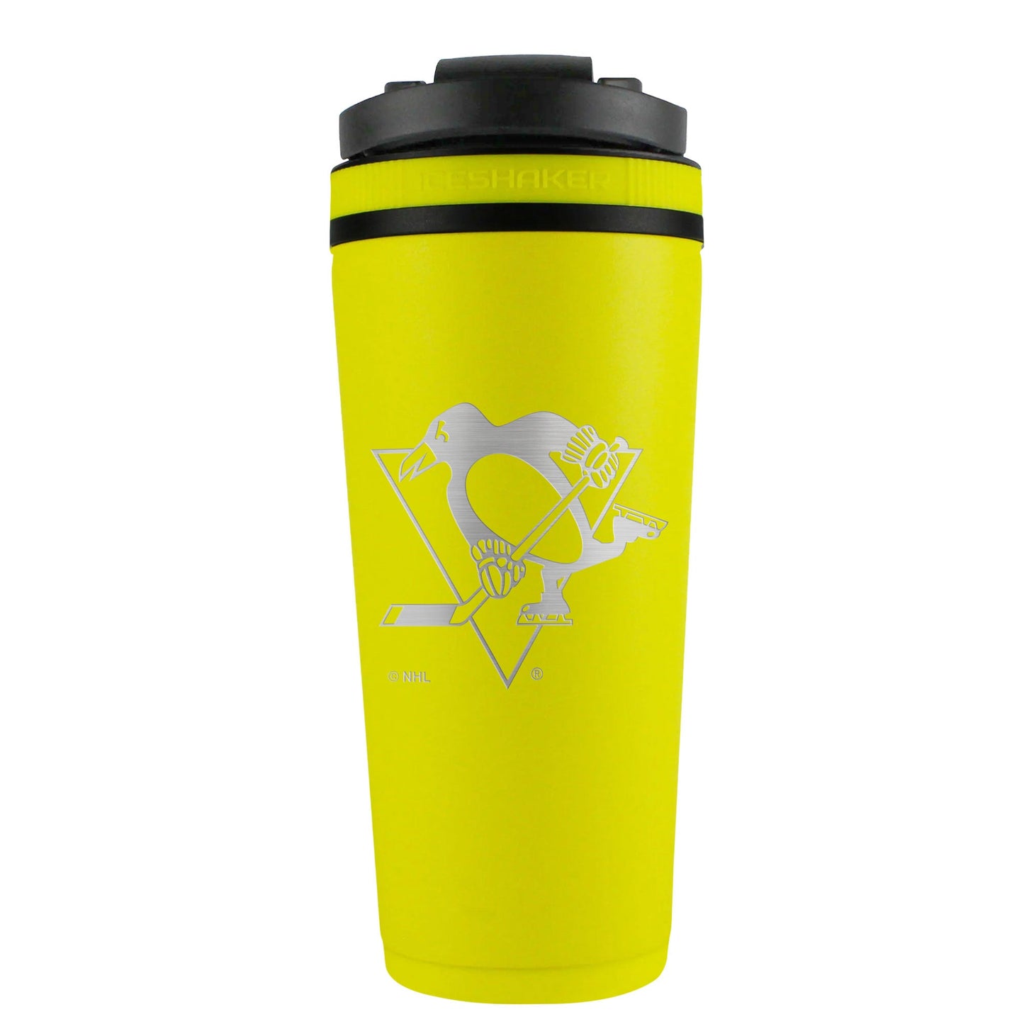 Officially Licensed Pittsburgh Penguins 26oz Ice Shaker - Yellow