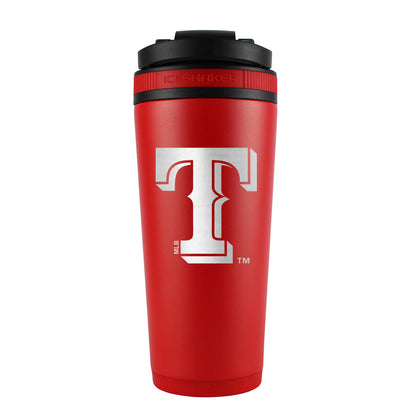 Officially Licensed Texas Rangers 26oz Ice Shaker - Red