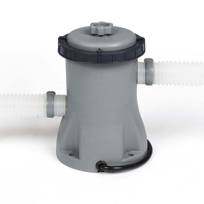 Bestway Fast Set 12'x30" Round Inflatable Outdoor Above Ground Swimming Pool Set