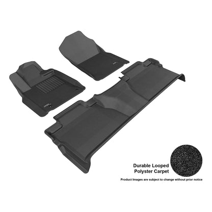 3D MAXpider Kagu Series Custom Floor Mat Liner Set for Toyota Tundra Crewmax
