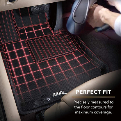 3D MAXpider Kagu Series Custom Floor Mat Liner Set for Toyota Tundra Crewmax
