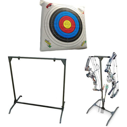 Morrell Weatherproof Field Point Archery Bag Target with Bow Stand and Storage