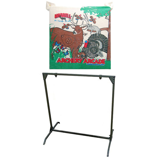 Morrell Youth 18 Pound Arcade Field Point Archery Bag Target w/ Practice Stand