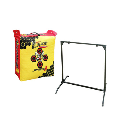 Morrell Yellow Jacket Supreme Bag Target with HME Products 30 Inch Target Stand